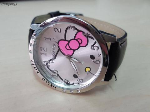 R0135 Relógio senhora e criança Hello Kitty bracel