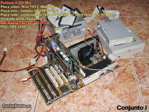 Componentes hardware obsoleto para PC