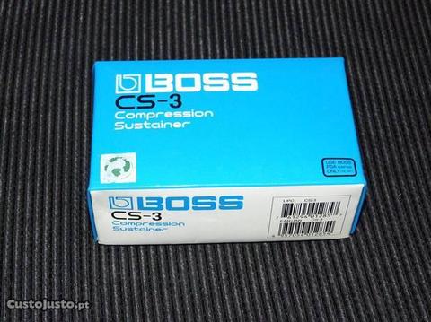 Pedal de compressão/sustentador Boss CS-3