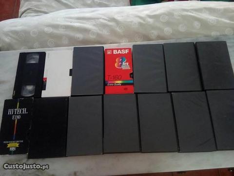 Conjunto de 38 Cassetes Vhs