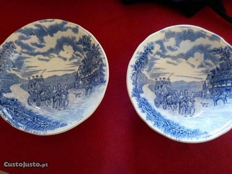 2 tigelas em porcelana