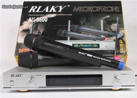 Microfones WIRELESS rofissional RLAKY AK 8600