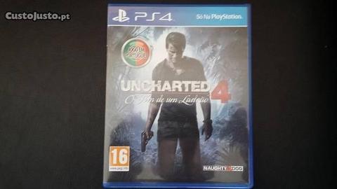 Uncharted 4 O Fim de um Ladrão PS4