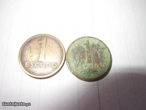 moeda antiga de 1 escudo 1982