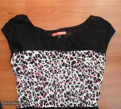 Vestido Bershka como novo com transparência