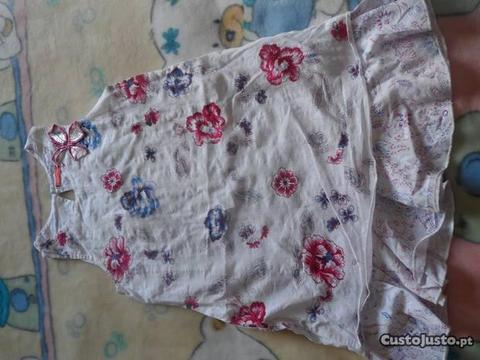 Conjunto tres vestidos de menina 7/8 anos