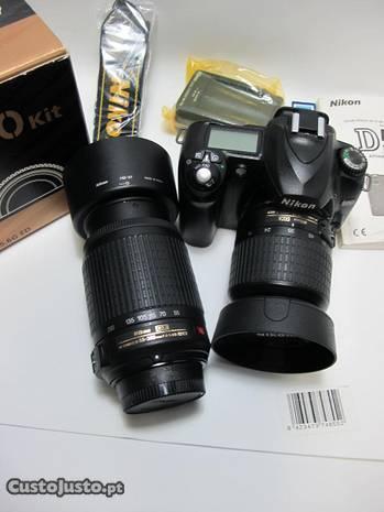Nikon D50 + 18-55mm + 55-200mm VR-Na caixa 6000 di
