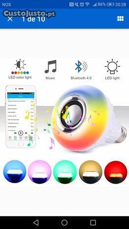 Lampada de Bluetooth Musica e led RGB