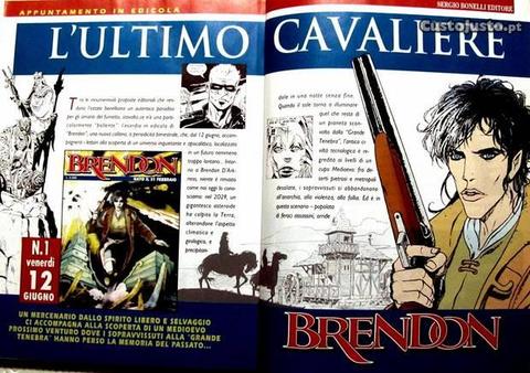 Brendon. BD italiana Sergio Bonelli. 1 a 84. Promo