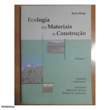 Ecologia dos materiais de construção volume I