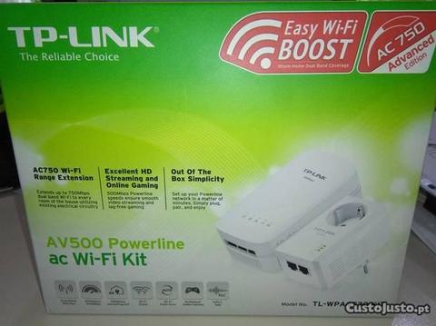TP-LINK AV500 Powerline ac Wi-fi KIT AC750 Advanc