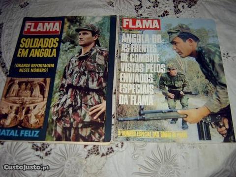 Flama revistas tema Guerra em Angola de 1965 e 68