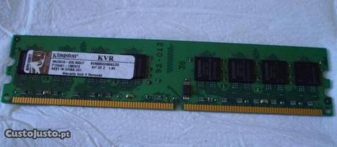 Ram ;Memoria Kingston KVR800D2