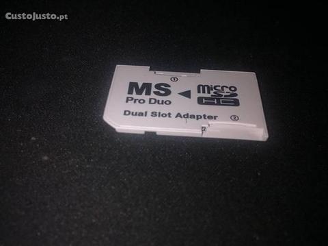 Adaptador 2 Micro SD para Memory Stick PSP