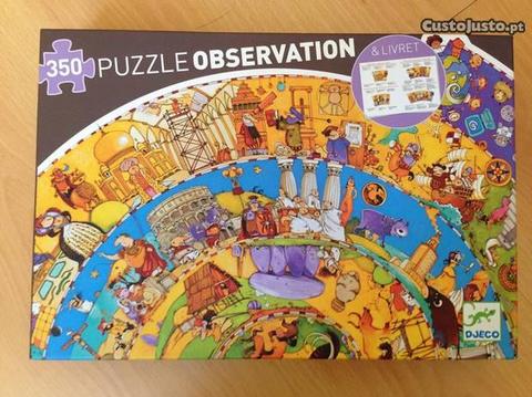 Djeco - Puzzle Observation Historia do Mundo