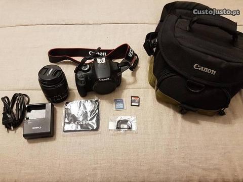 Canon EOS 1200D + Lente 18-55mm + Bolsa, Cartao SD