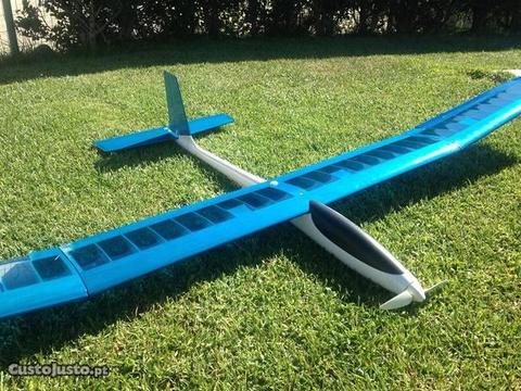 Avião rc planador rc aeromodelismo