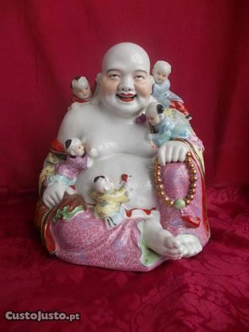 Grande Buda fertilidade, porcelana Família rosa, M