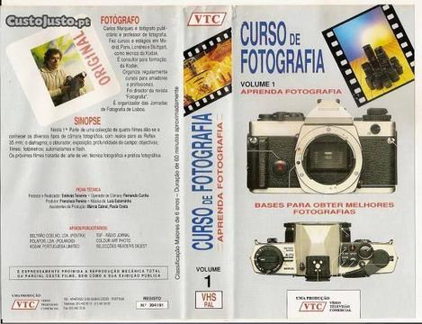 Curso de Fotografia - VHS (Portes Incluídos)