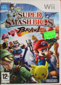 Jogo Wii Super SmashBros Brawl