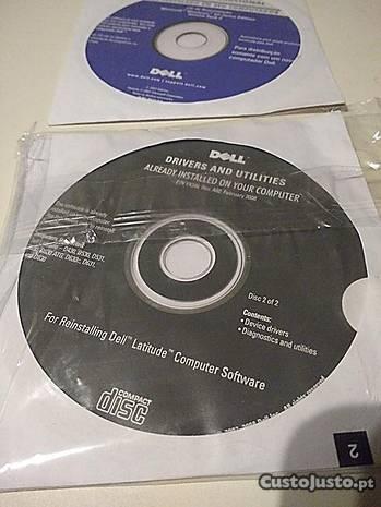 CDs de instalação Windows XP SP2 originais DELL
