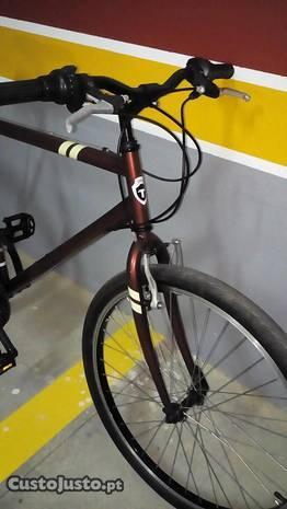 Bicicleta homem cor cobre
