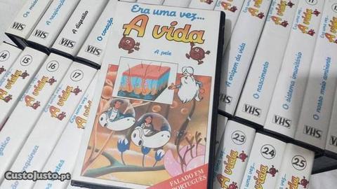 Era Uma Vez A Vida / Corpo Humano - 26 volumes VHS