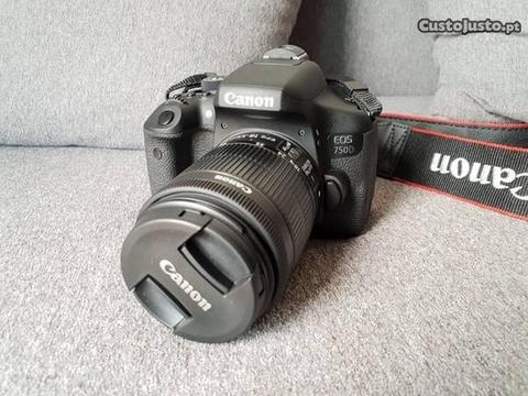 Canon EOS 750D + Objectiva EF-S 18-55mm IS STM