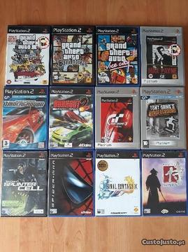 Vários jogos PS2 como novos - GTA, NFS, Burnout