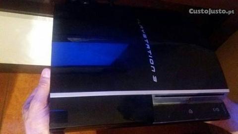 Playstation 3 40Gb dois comandos originais 14 jogo