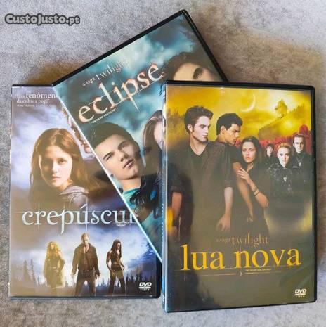 Saga Twilight - (Crepúsculo, Lua Nova e Eclipse)