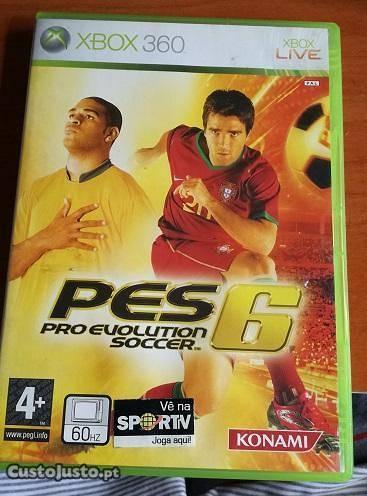 Pro Evolution Soccer 6 (PES 6) Jogo Xbox 360 Konam
