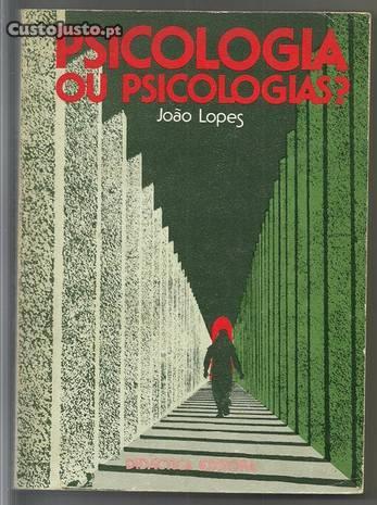 Lv Psicologia ou Psicologias? João Lopes