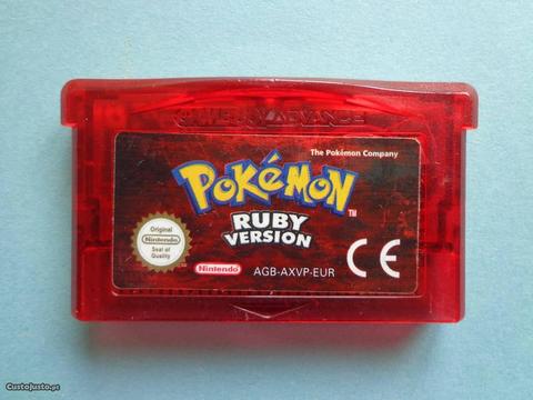 Jogos Game Boy Advance -Pokémon Ruby Version