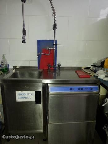 Maquina de Lavar loiça industrial 5,7 kW de 33L