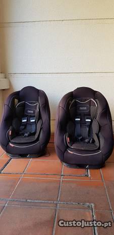 2 cadeiras auto de bebé/ criança 0-18kg