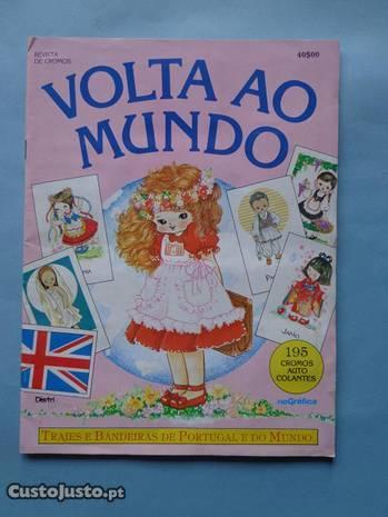 Caderneta de cromos completa - Volta ao mundo