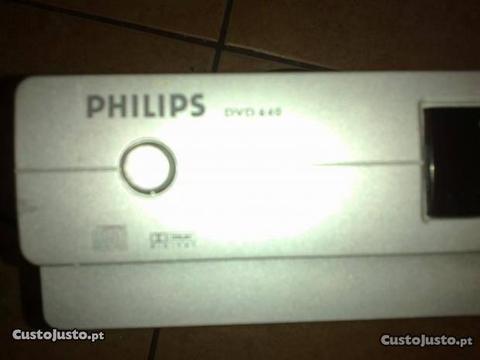 Philips dvd 640 - leitor dvd funcional, sem comand