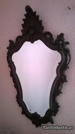 espelho antigo - moldura trabalhada