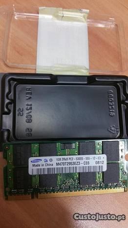 Memória de portátil 1GB PC2