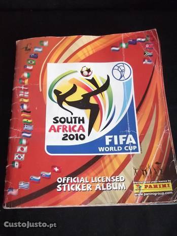 Caderneta Futebol South Africa 2010 incompleta