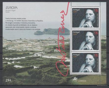 Bloco 166. 1996 / Europa - Mulheres. Açores