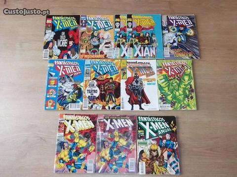14 livros revistas BD Fantásticos X-men 2099 e Anu