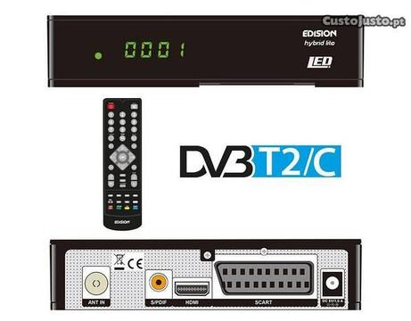 Recetor DVB-C/T2 -Edision Progressiv Hybrid Lite