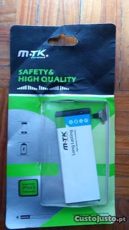 Bateria nova Mtk para Iphone 4s