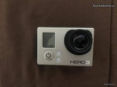 GoPro Hero 3 Silver - Com 3 baterias