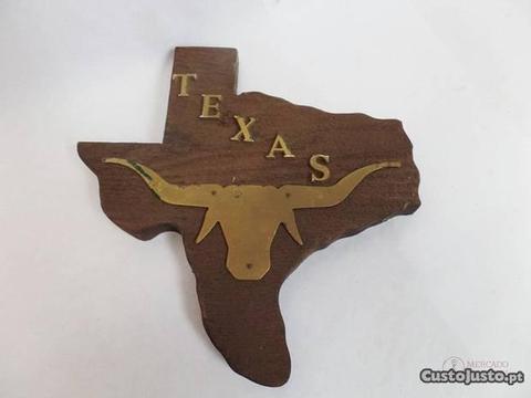 Placa de Madeira do Texas