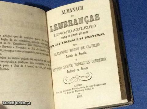 Almanach de lembranças Luso - Brazileiro... 1866
