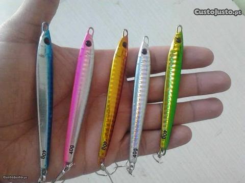conjunto zagaias para pesca com 40gr novas