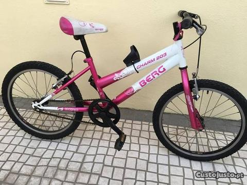 Bicicleta de menina marca Berg